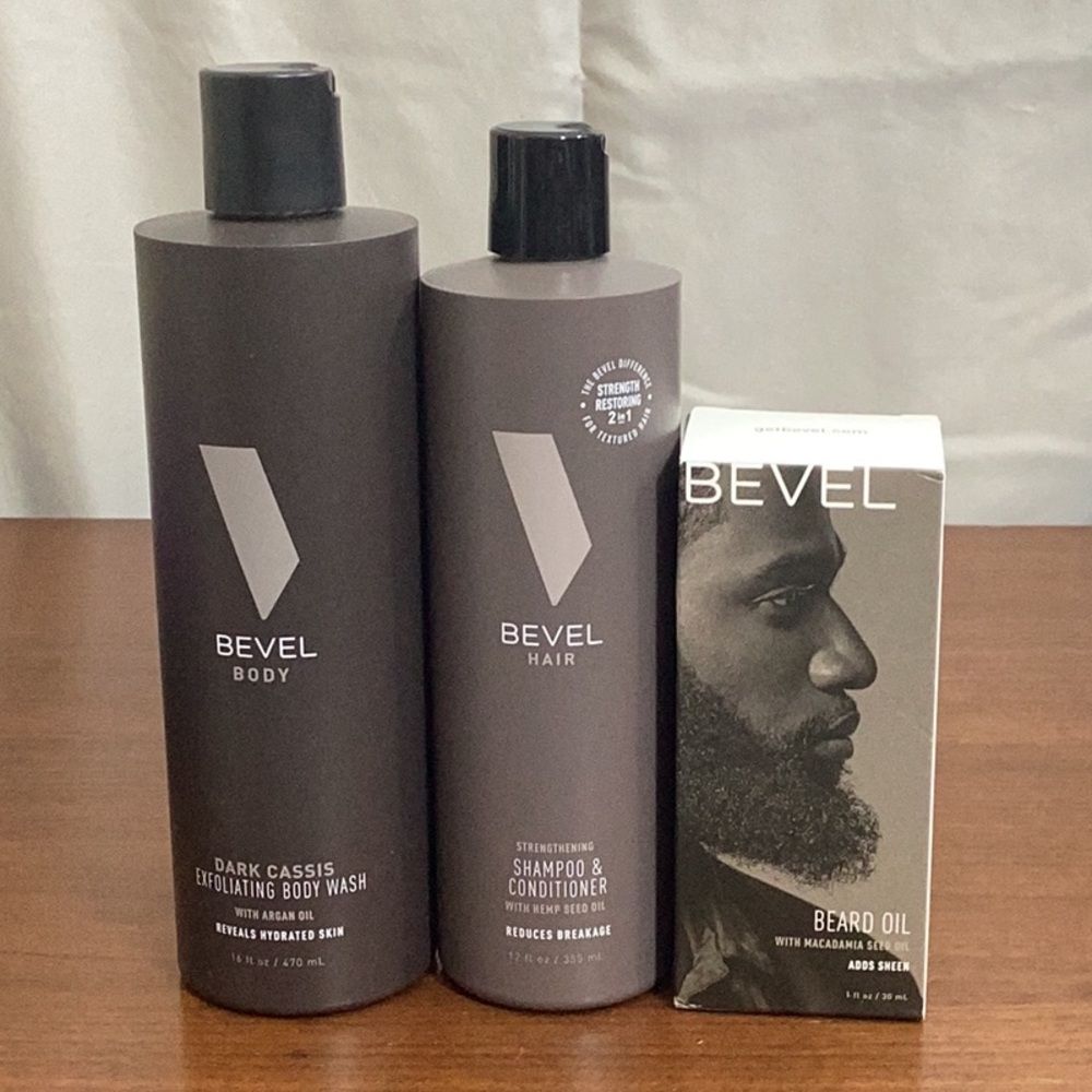 Bevel Men’s Grooming Products - Body Wash - Beard Oil - Shampoo & Conditioner
